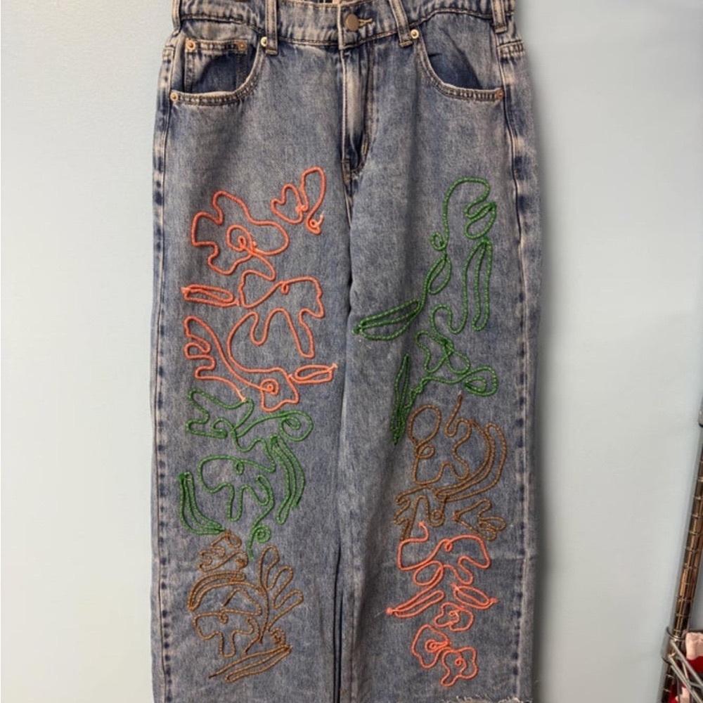 Oli & Hali Embroidered Women's Jeans - SZ Med